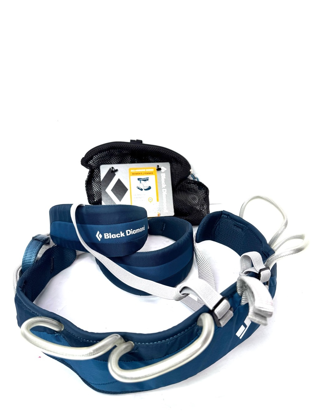 Black Diamond Primrose Climbing Harness XS Blue Womens 24"-27" Rock Climbing